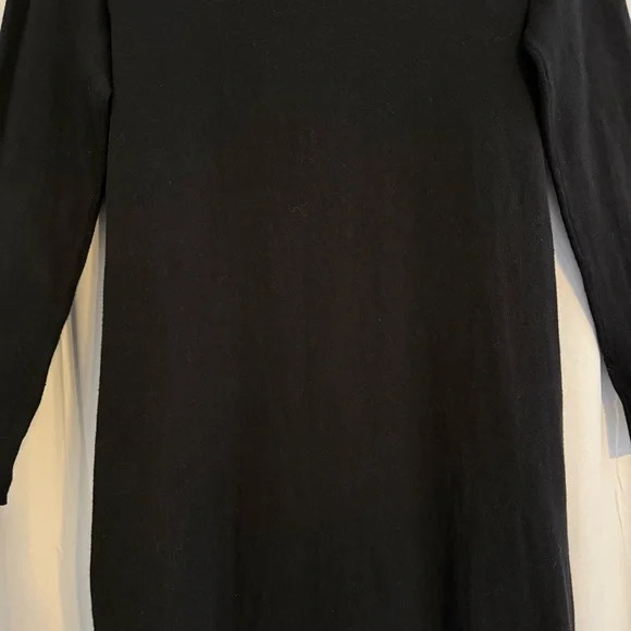 Sundance Black Knit Pocket Dress Cotton Silk Blend Medium - Picture 9 of 12
